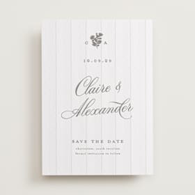 Letterpress Save the Date Cards