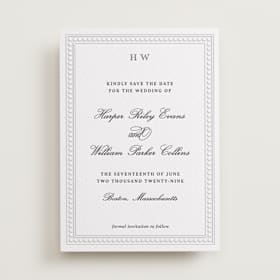 Letterpress Save the Date Cards