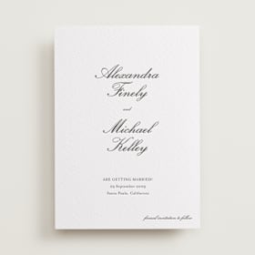 Letterpress Save the Date Cards