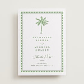 Letterpress Save the Date Cards