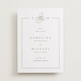 Letterpress Save the Date Cards