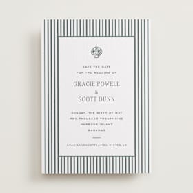 Letterpress Save the Date Cards