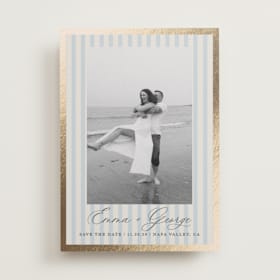 Foil-Pressed Save The Date Cards