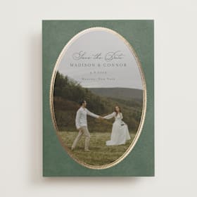 Foil-Pressed Save The Date Cards