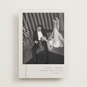 Foil-Pressed Save The Date Cards