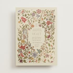 Foil-Pressed Bridal Shower Invitations