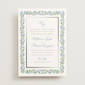 Foil-Pressed Wedding Invitations