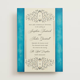 Foil-Pressed Wedding Invitations