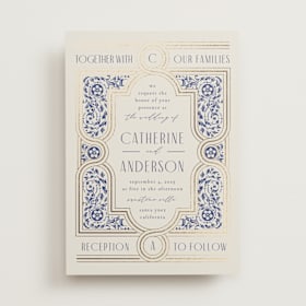 Foil-Pressed Wedding Invitations