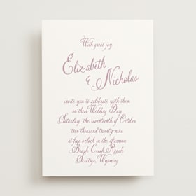 Wedding Invitations