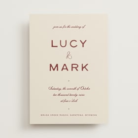Wedding Invitations
