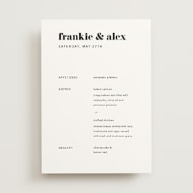 Menus