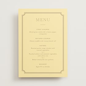 Menus