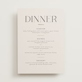 Menus