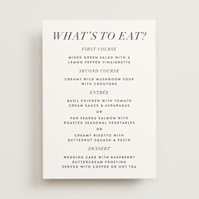 Menus