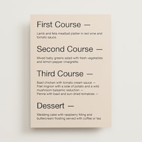 Menus