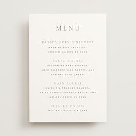 Menus