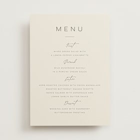 Menus