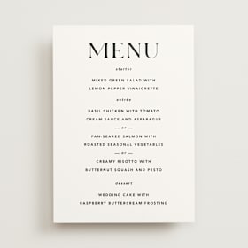 Menus