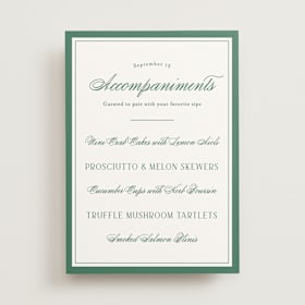 Menu Signs