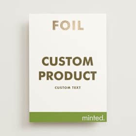 Foil-Pressed Menus