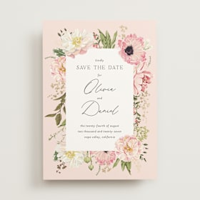 Foil-Pressed Save The Date Cards