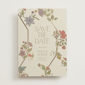 Foil-Pressed Save The Date Cards
