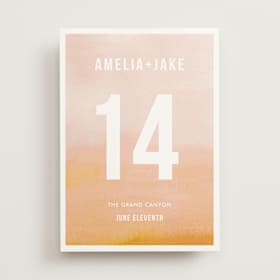 Table Numbers