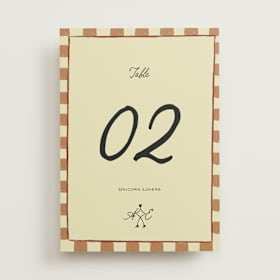 Table Numbers