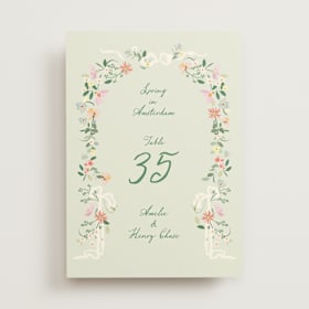 Table Numbers