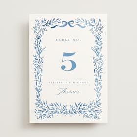 Table Numbers