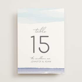 Table Numbers