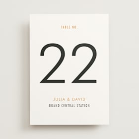 Table Numbers