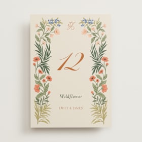 Table Numbers