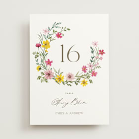 Table Numbers