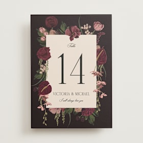 Table Numbers