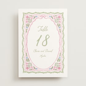 Table Numbers