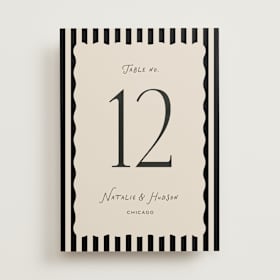 Table Numbers