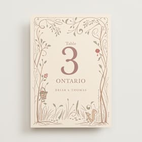 Table Numbers