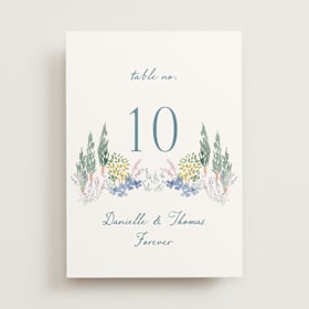 Table Numbers