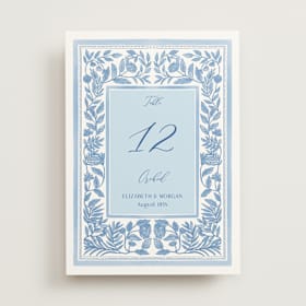 Table Numbers