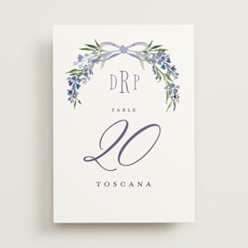 Table Numbers