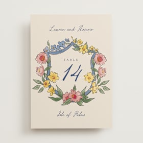 Table Numbers