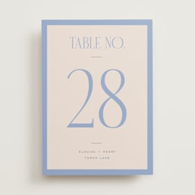 Table Numbers
