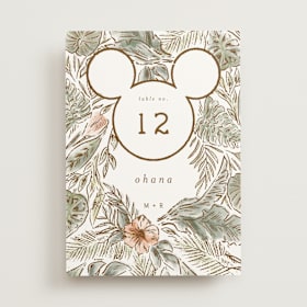 Table Numbers