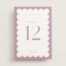 Table Numbers