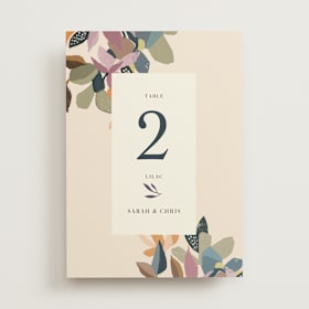 Table Numbers