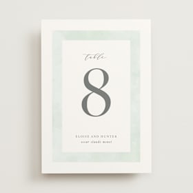 Table Numbers