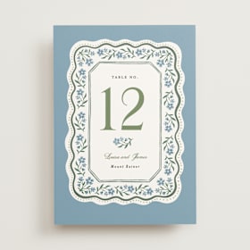 Table Numbers