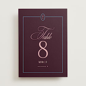 Table Numbers
